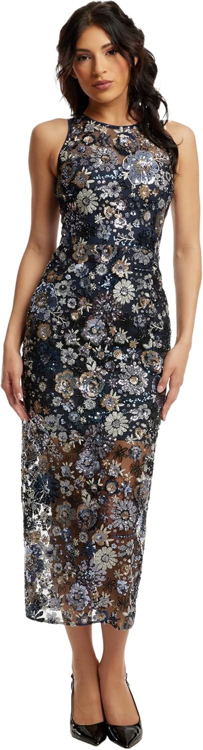 Dress The Population Womens Helena Bodycon Midi Dress