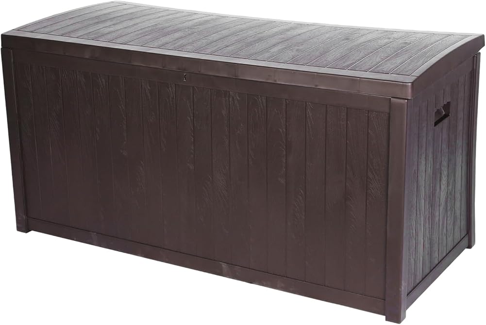 Large Outdoor Storage Box - Outside Storage Box Container Waterproof for Furniture Outdoor Cushions Garden Tools