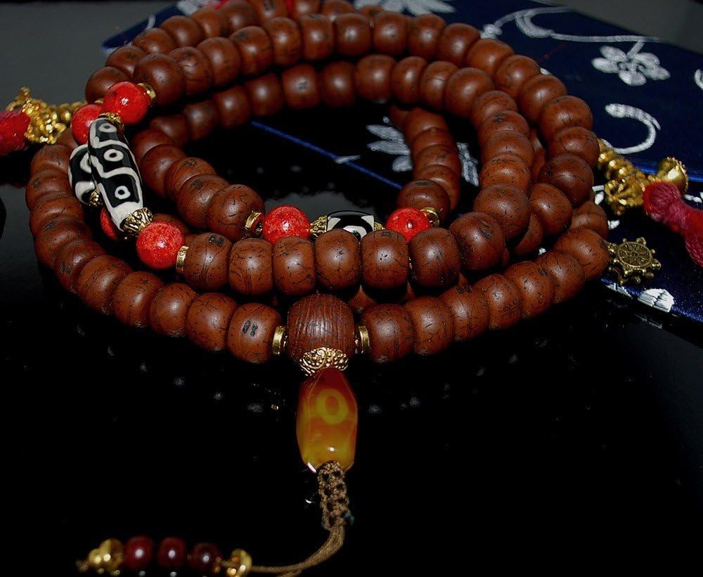 Bodhi Seed and Tibetan Dzi