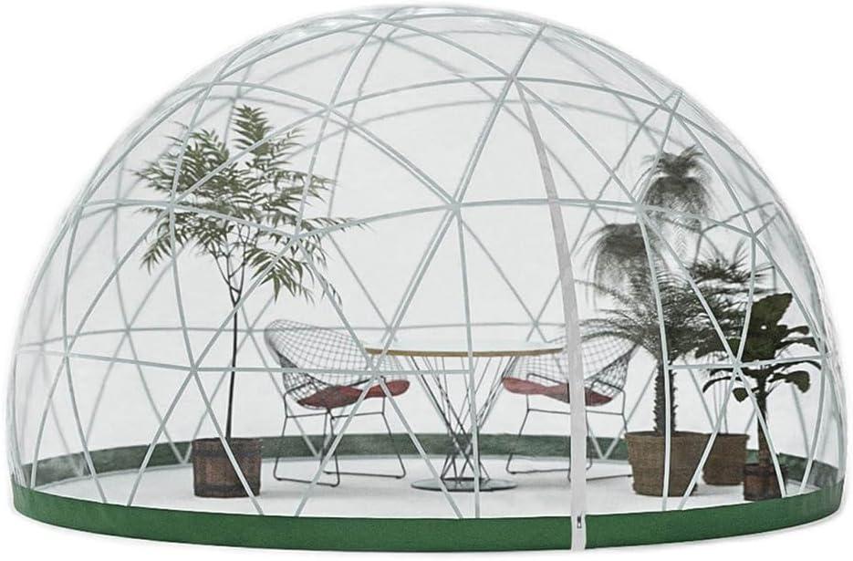 Transparent Dome House 10M² PVC Tents Greenhouse Garden Bubble Tent, for Outdoor, Afternoon Tea, Backyard