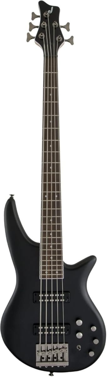 Jackson JS Series 5-String Spectra Bass JS3V, Satin Black, Laurel Fingerboard