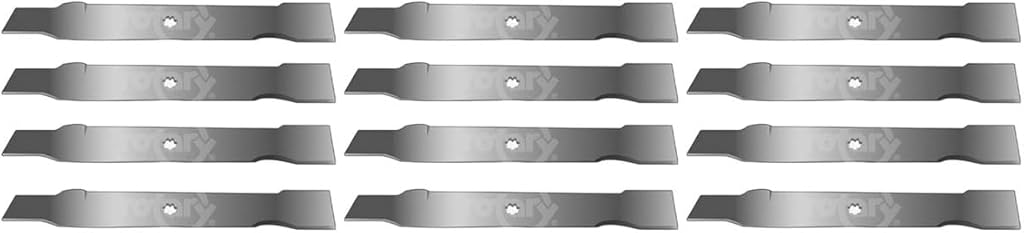 12 Pack Lawn Mower Blades Fits Replacement for John Deere OEM GX22151 GY20850
