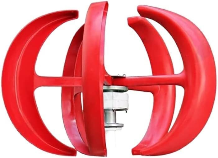 Wind Turbine Generator Kit, 1000W Vertical Wind Turbine 12v 24V Vertical Axis Wind Generator Small Windmill Free Energy With MPPT Charging Controller for Hybrid Solar Wind System(White,MPPT CONTROLLER