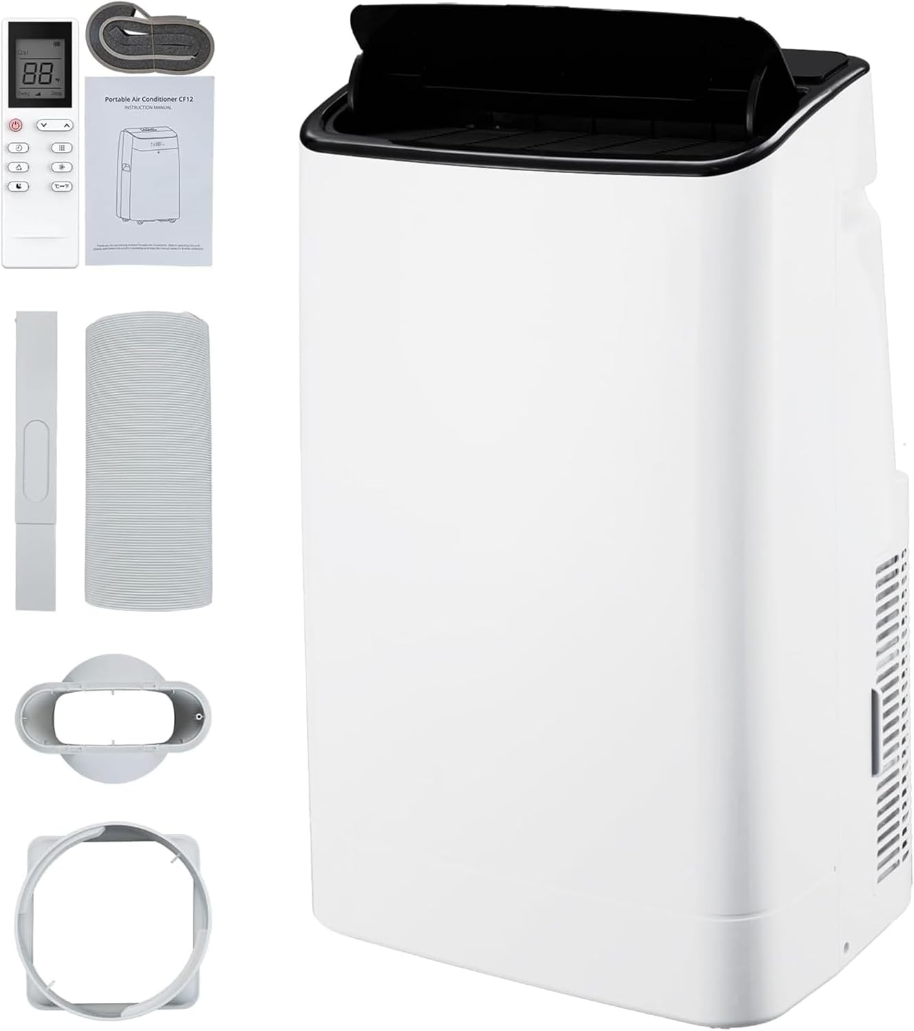 14,000 Portable Air Conditioner With Remote Control, 3 In 1 AC Unit Cooling for 750 Sq. Ft, 24H Timer Dehumidifier & Fan Modes, Window Kit Included, Air Conditioner for Living Bed Room