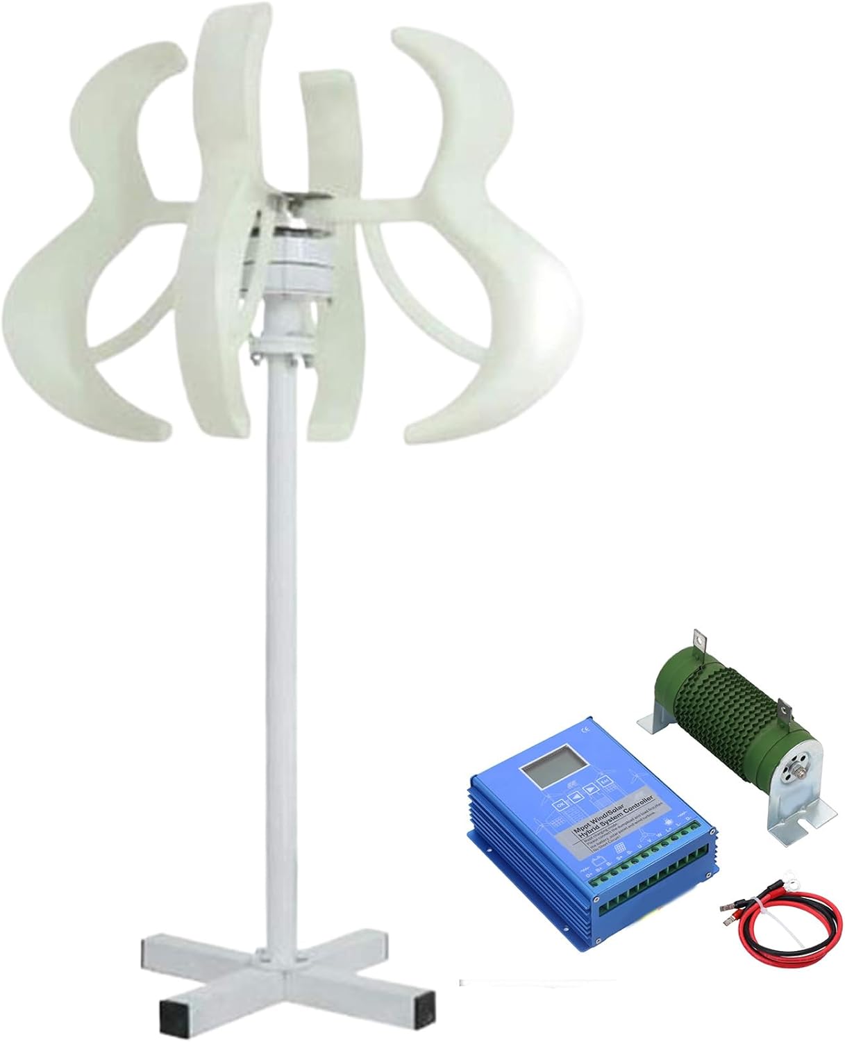 12000W 12V 24V 48V 220Vsolar and Wind Generator System with MPPT Controller 4 Blades Motor Kit Energy Windmill Low Starting Wind Speed