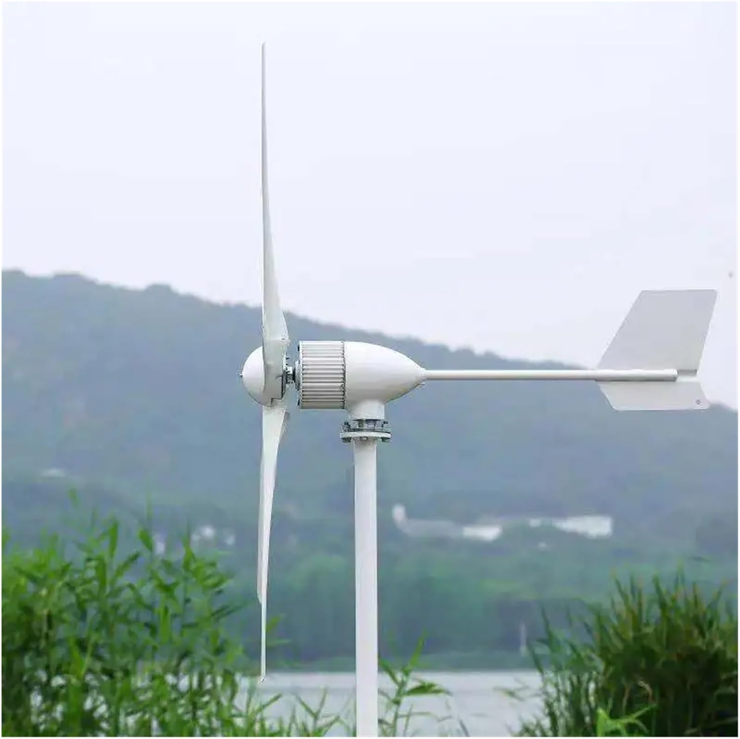 Wind Turbine Generator Kit, New Energy 2000W Wind Power Turbine nerator 12v 24v 48v Free Energy for Homeuse High Efficiency for Hybrid Solar Wind System(48V)