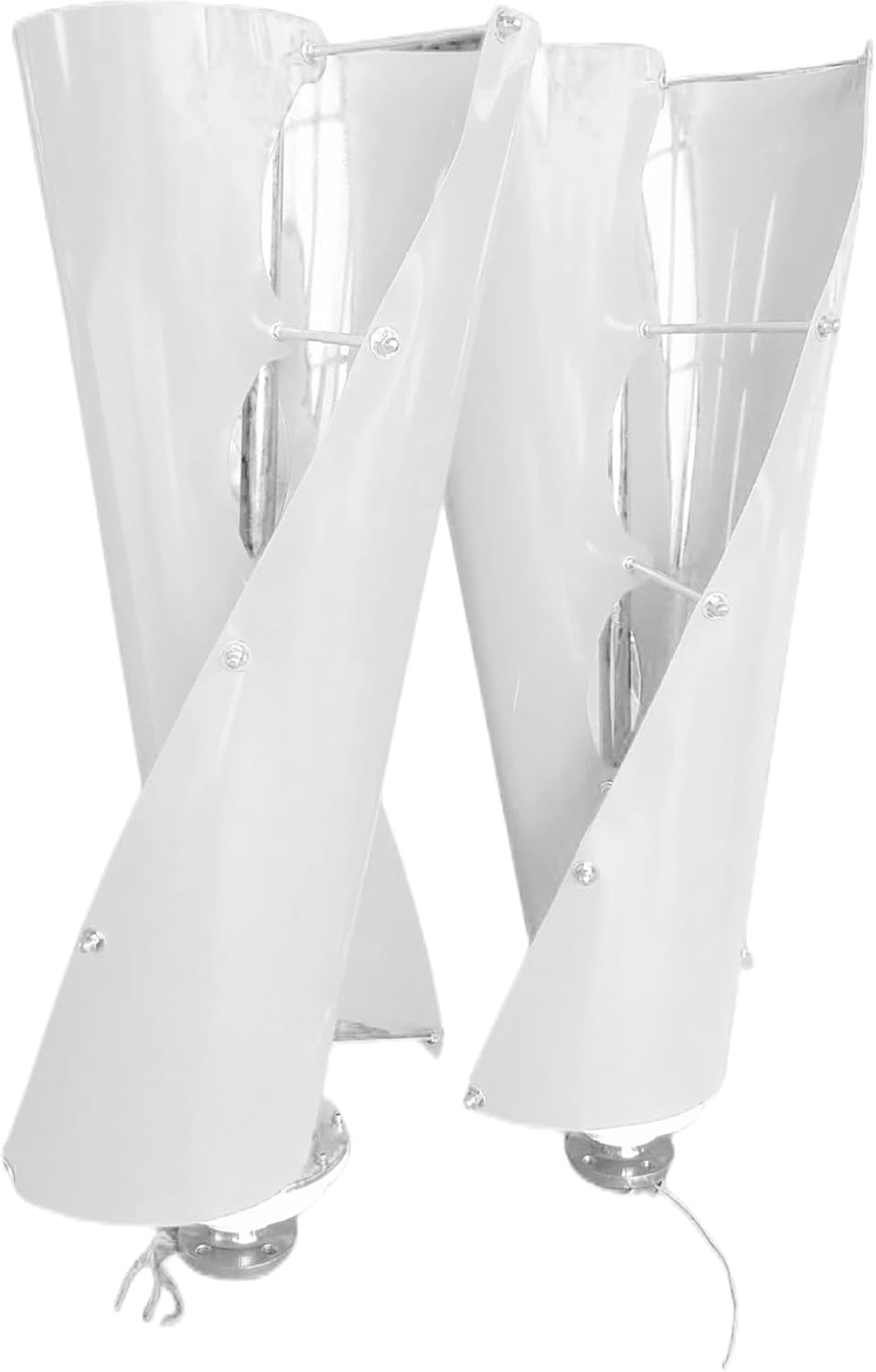 400W / 800W / 1000W / 1200W Maglev Wind Turbine Generator 12V / 24V / 48V Vertical Windmill Power Dynamo Kit with Controller and 2 White Blades, Pure Copper Core Generator,400w,12V