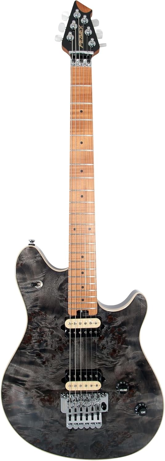 Peavey HP 2 Poplar Burl RM Transparent Black Electric Guitar