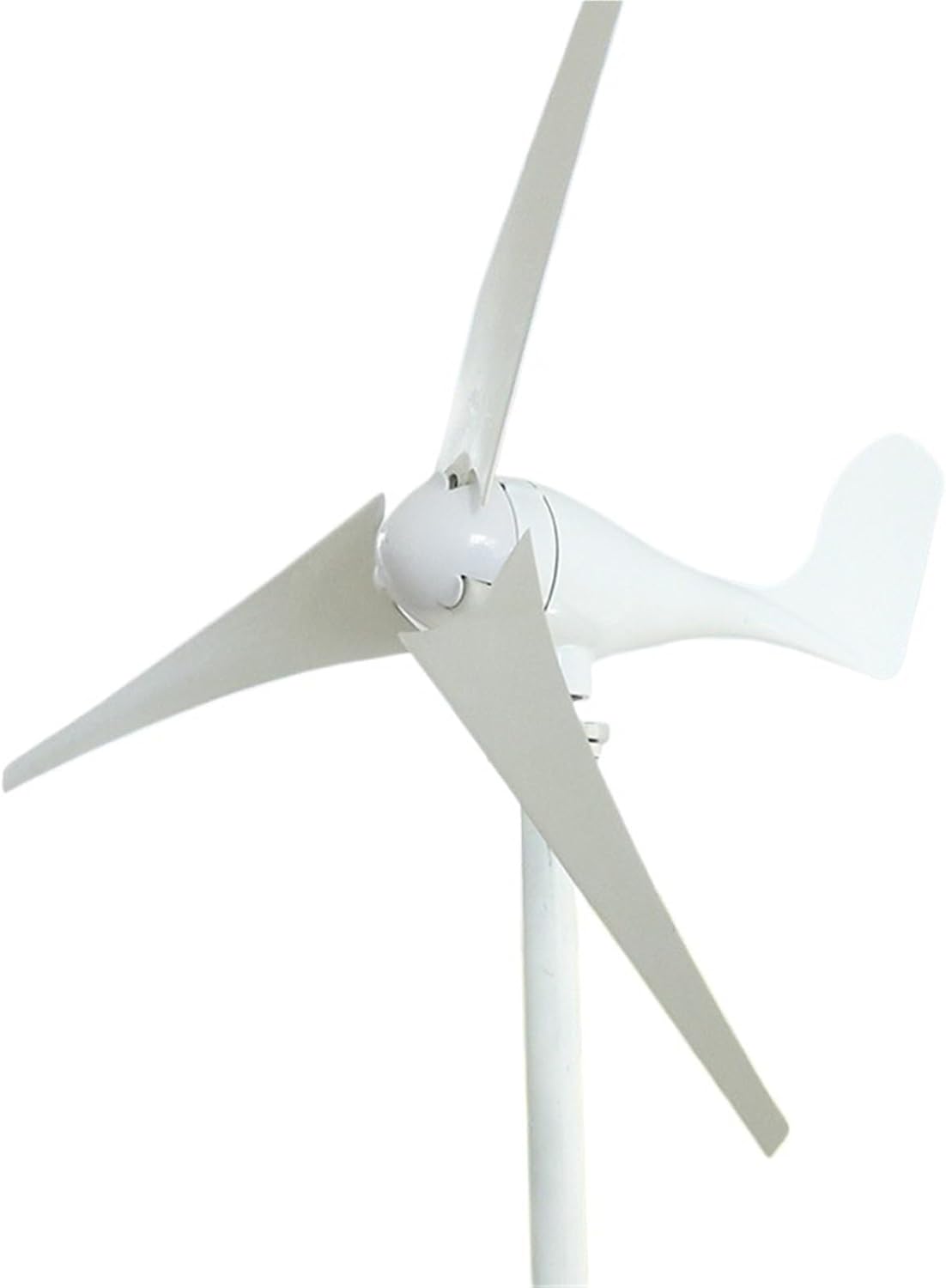 Wind Generator, 100W-300W 12V 24V Wind Generator for Wind-Solar Hybrid Streetlights, Small White Solar,Wind Turbines(300W)