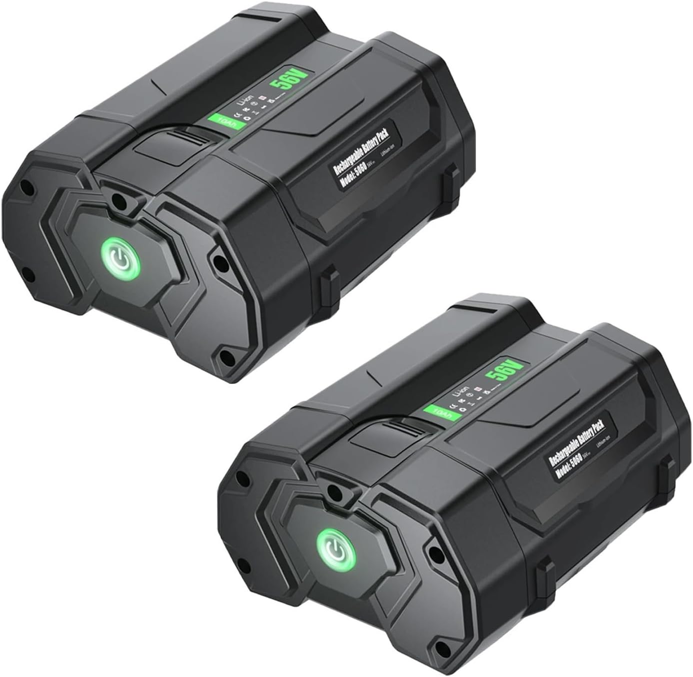 Tool Battery Battery Lawn Mower, Cordless Chainsaw, Blower Replacement Battery .Compatible with EGO 56V BA1400T BA5600T BA2240 BA1120(2pc)