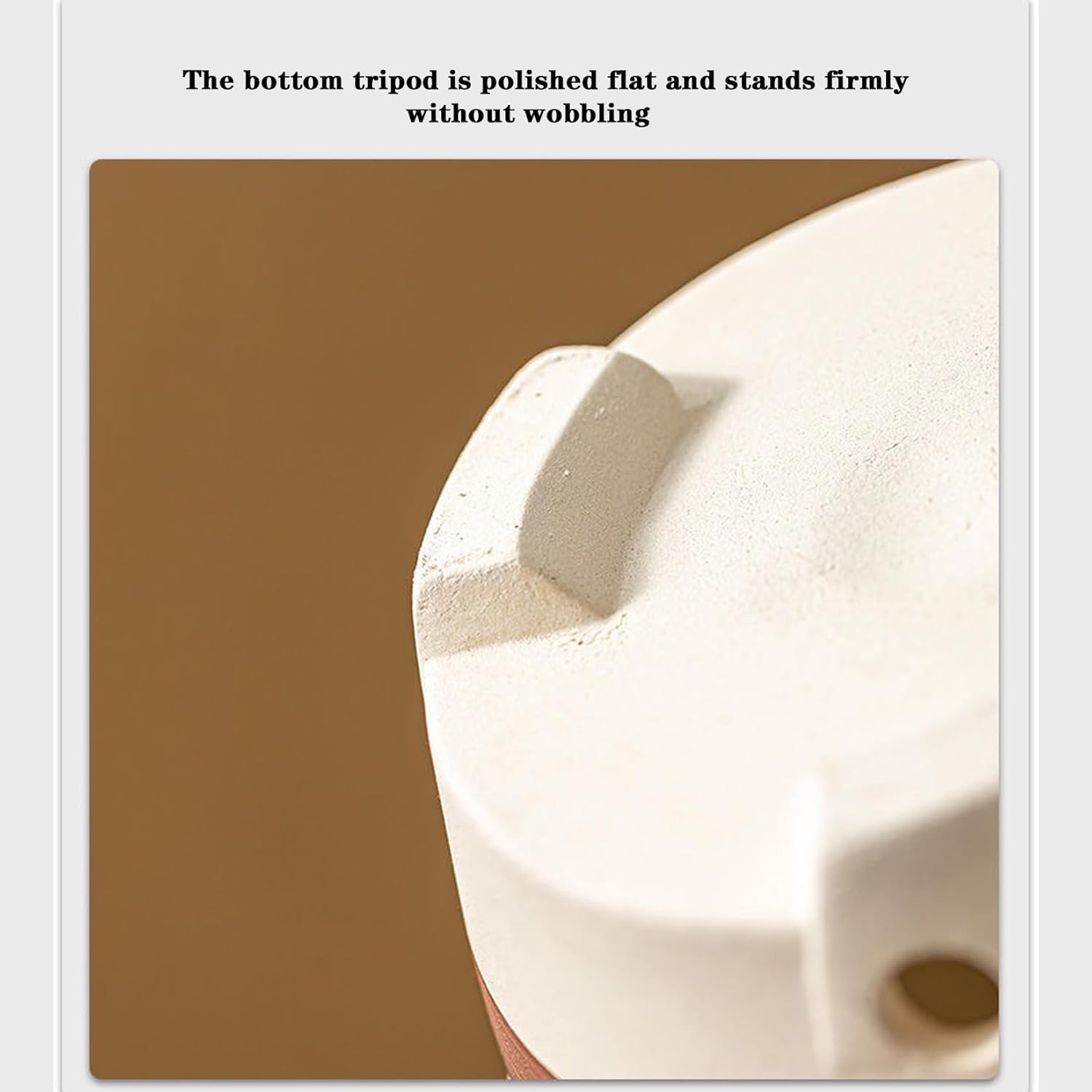 BNEI Ceramic fire Pit, Portable Tabletop fire Pit, Three, Suitable for Winter Heating, Barbecue (Large)