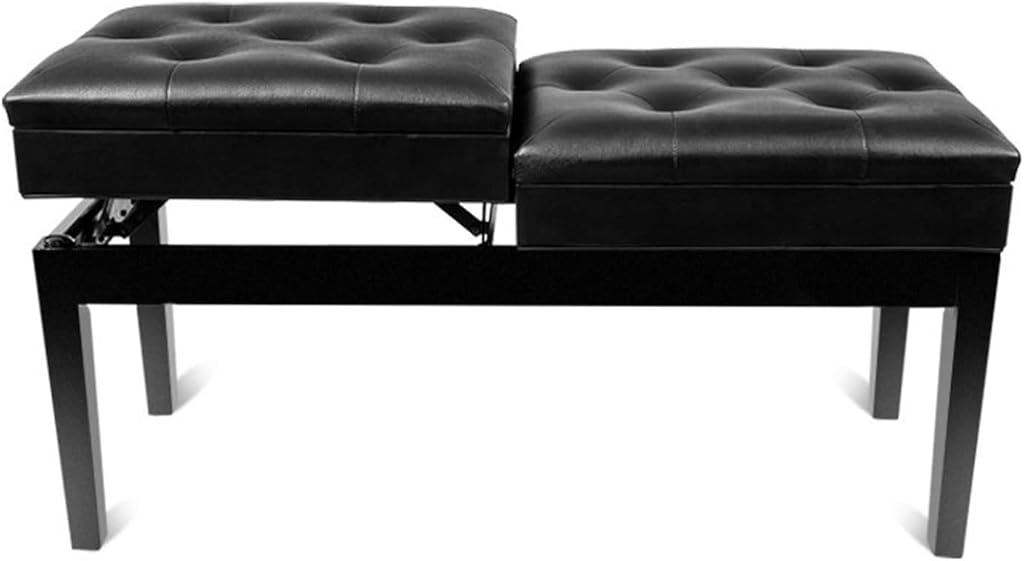 Solid Wood Piano Bench,Keyboard Bench with Storage Compartment for Music Books and Other Accessories,