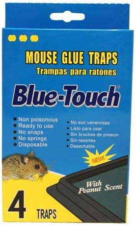 Blue Touch & USA Worse 32204 PEC Mouse Glue Traps, Pack of 192