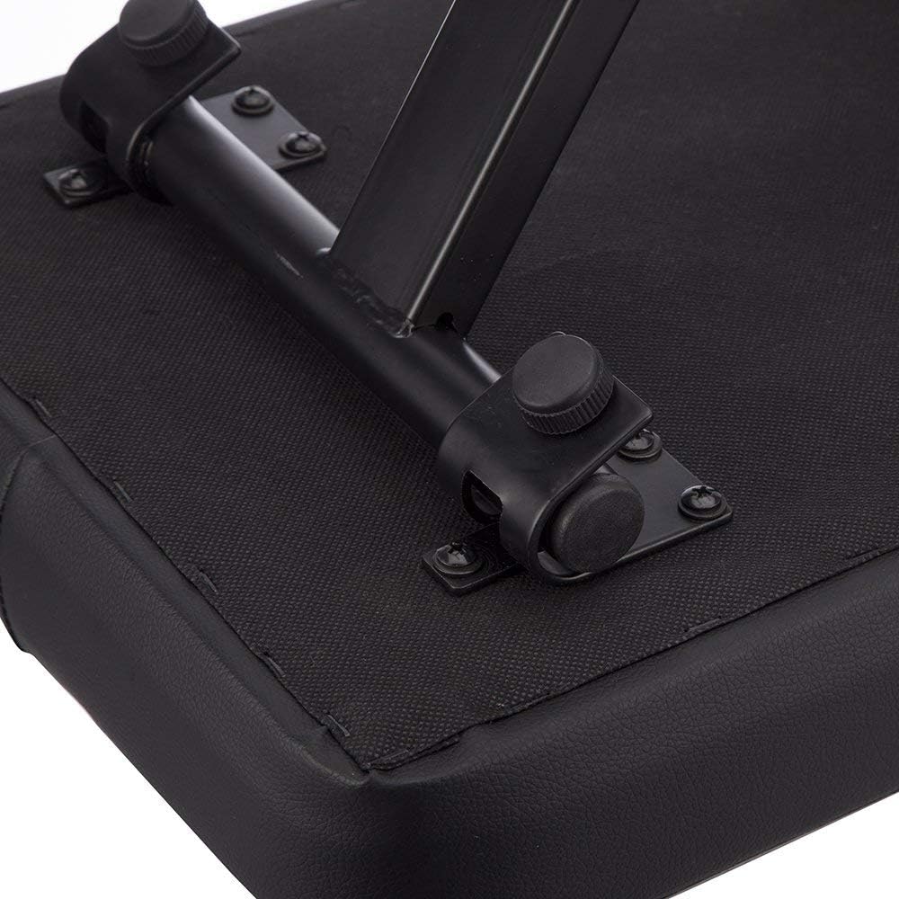 RockJam 88 Key Digital Piano with Full Size Semi-Weighted Keys, Power Supply, Sheet Music Stand, Piano Note Stickers & Simply Piano Lessons & KB100 Adjustable Padded Keyboard Bench, X-Style, Black