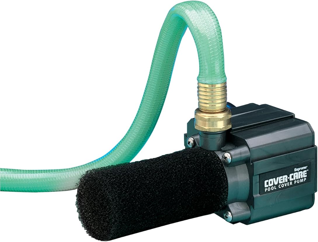 Danner Manufacturing, Inc., Cover-Care, 350 GPH Magnetic Drive Pool Cover Pump, Black, 02533