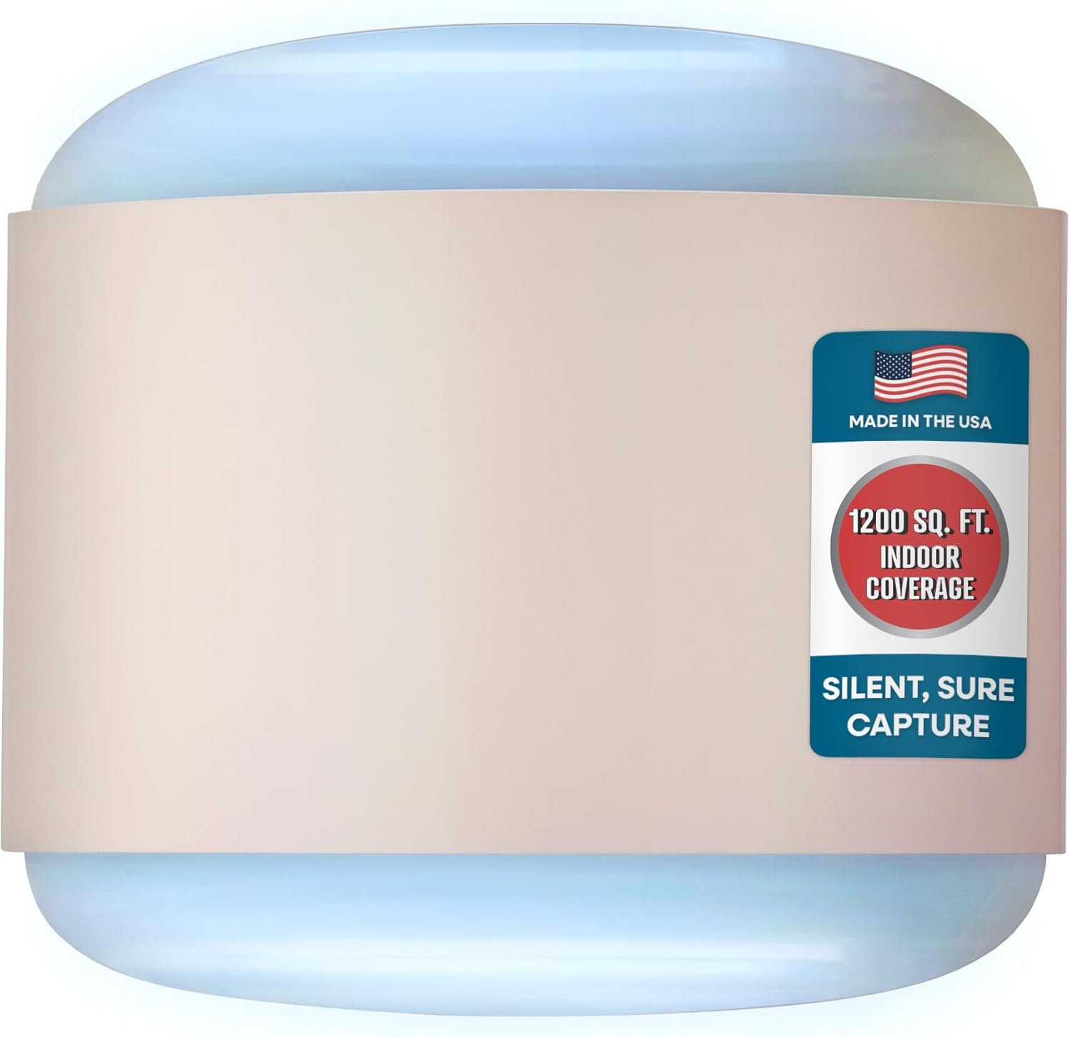 Flowtron Fly Trap Indoor Wall Sconce | Electric Insect Killer for Flies & Gnats with Dual Lure Method 80W UV Light & Pheromone Attractant | Sticky Strips, 1200 Sq Ft for House & Kitchen