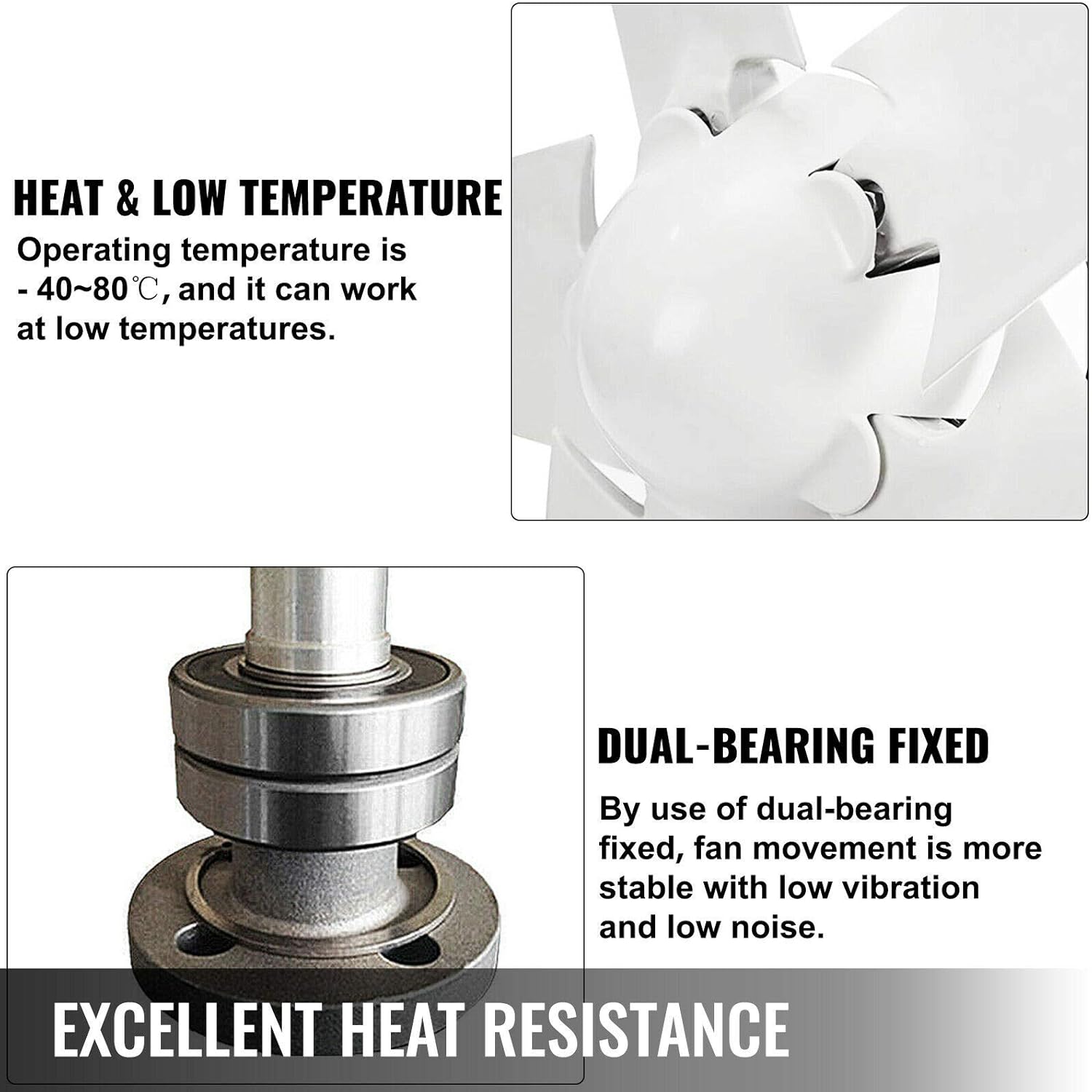 12V/24V 500W Wind Turbine Generator 5 Blades with Charge Controller Low Wind Speed Start for Windmill Home