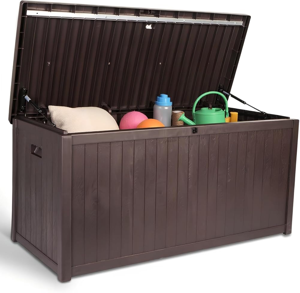 Outdoor Storage Box Waterproof Storage Bin for Patio Furniture Outdoor Cushions