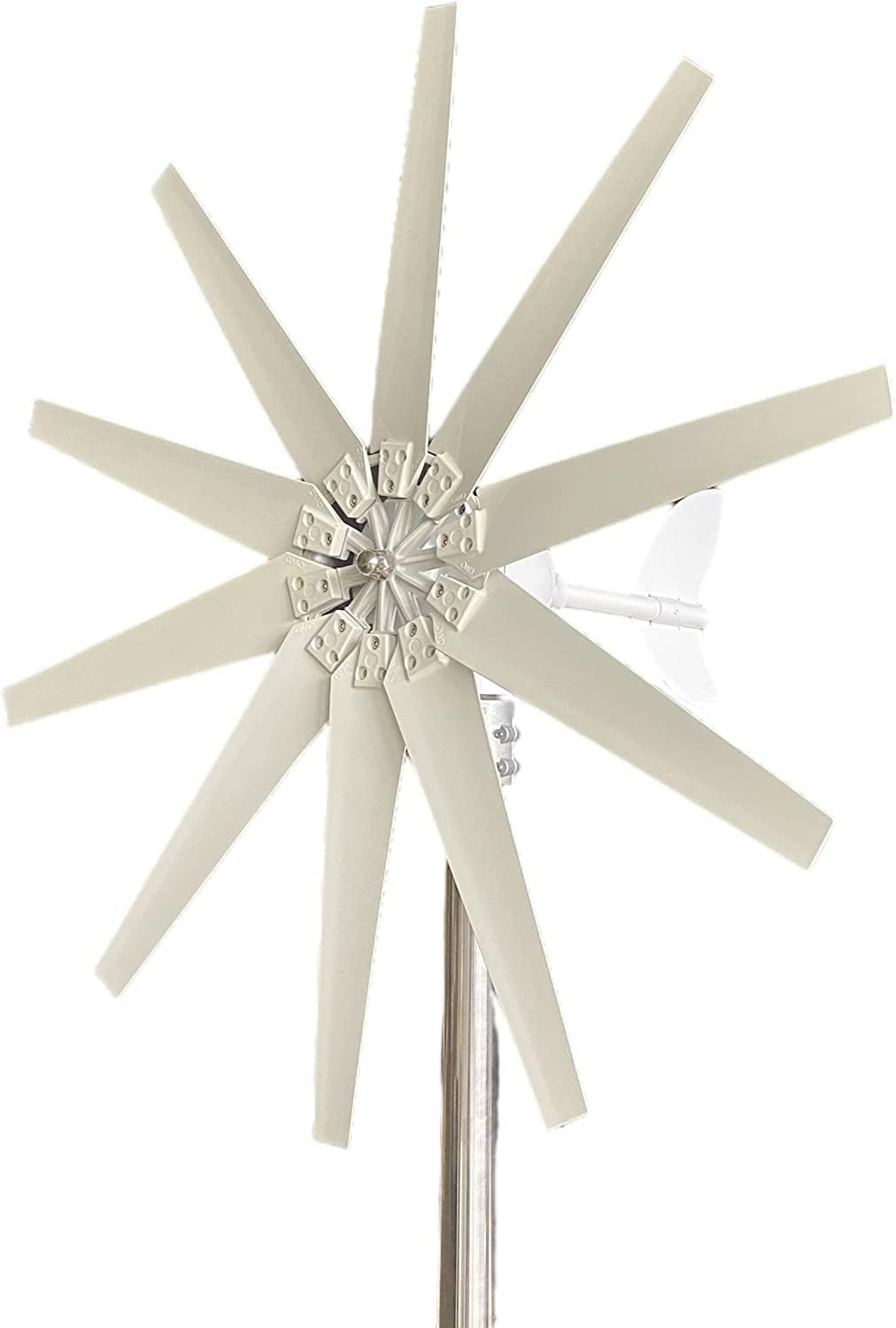 LiuSj JUnSt 9000W Wind Turbine Generator 10 Blades Free Energy Windmill 12V 24V 48V Wind Power with Controller for Home Outdoor Camping Use