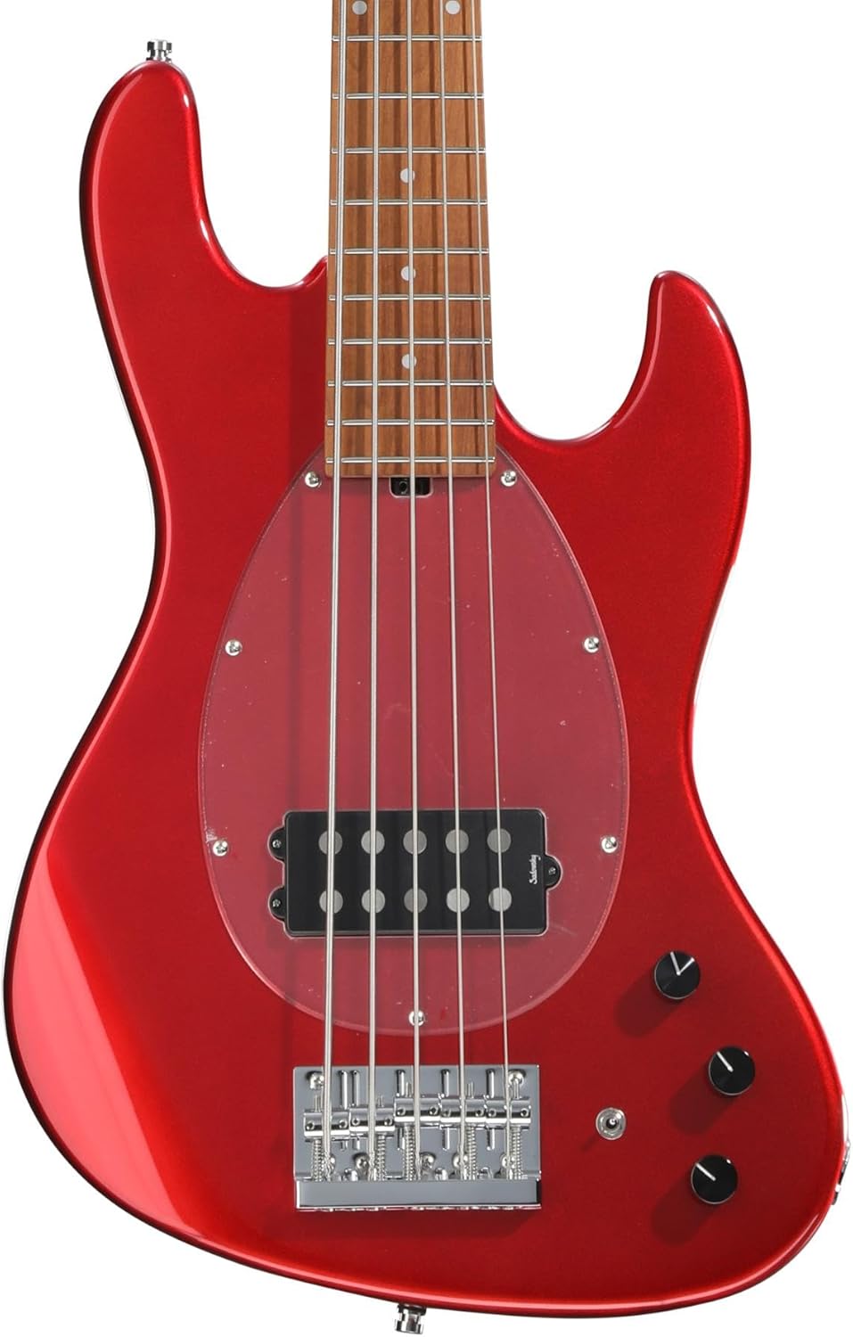 Sadowsky MetroExpress Vintage M 5-string Bass Guitar - Candy Apple Red, Roasted Maple Fingerboard