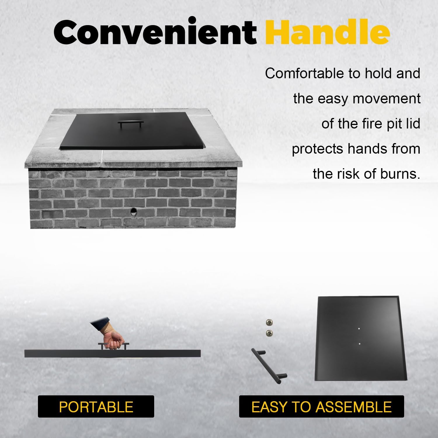 Fire Pit Burner Lid 28