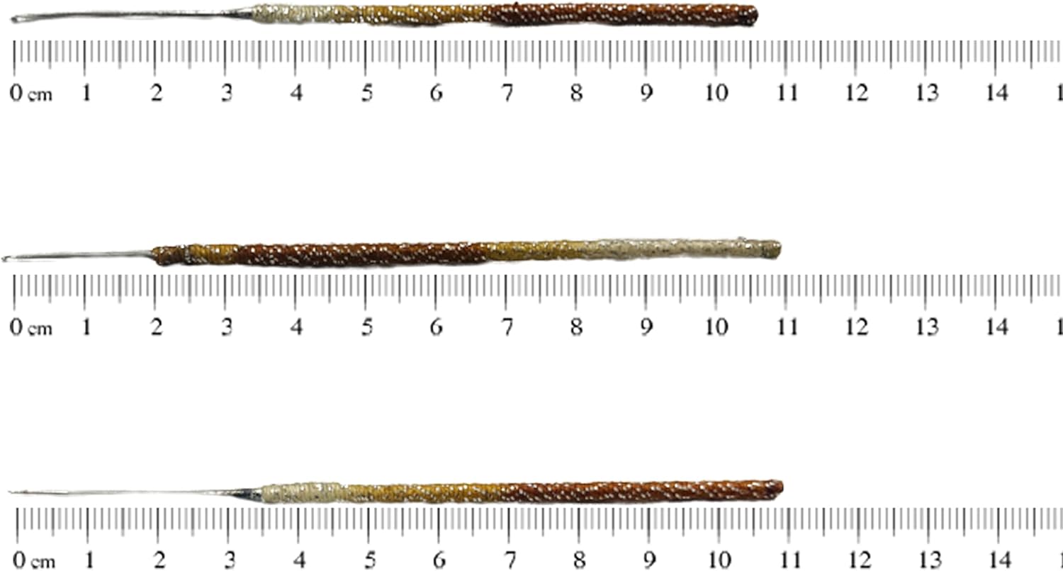 The Design Cart Aari Needles for Beading Work, Silk, Zari, Knitting Purpose (40 mm, Pack of 5 Needles)