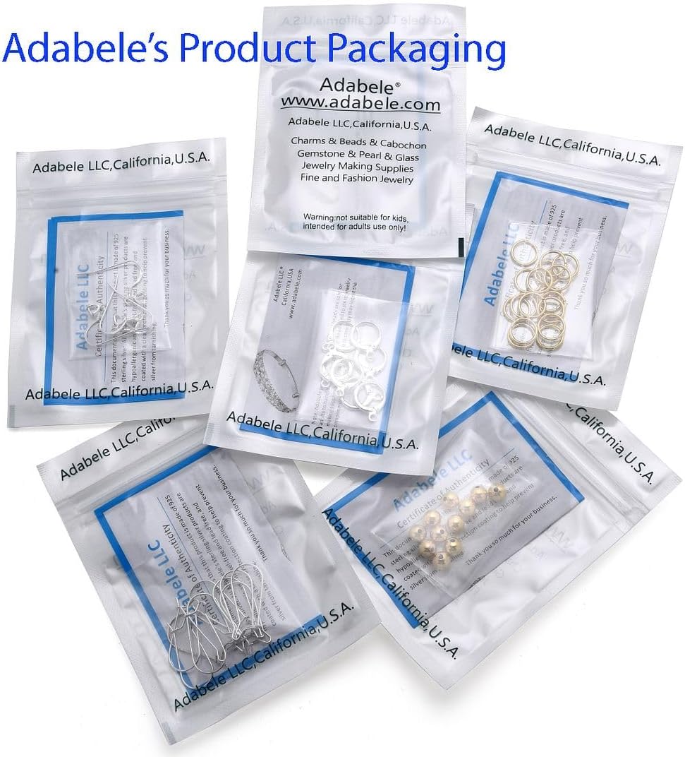 30pcs Adabele Authentic 925 Sterling Silver Hypoallergenic Daisy Flower Round Rondelle Loose Beads Spacer 5.5mm for DIY Craft Jewelry Making SS72