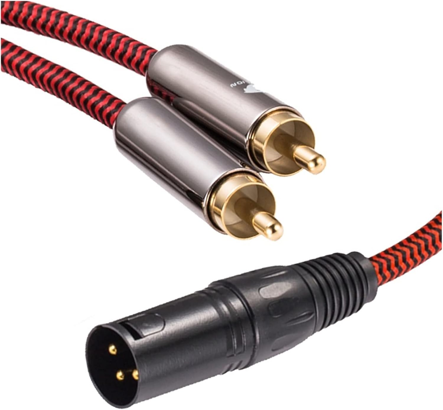 ARTICHOKE Xiaojiang Store Cable Regular 3 Pin XLR to Dual RCA Fit for Speaker Amplifier Mixer Console 2*RCA to XLR Cable 1M 2M 3M 5M 8M 10M (Size : 10meter)