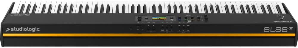 StudioLogic SL88 GT 88-Note Controller Keyboard with TP/400 Wooden-Touch Keys Bundle with Piano-Style Sustain Pedal, Keyboard Dust Cover, large and MIDI to MIDI Cable 10'