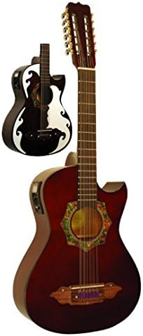 BZBS101E Bajo Sexto Guitar with 4-Band EQ Plus 1/4-Inch and XLR Outputs