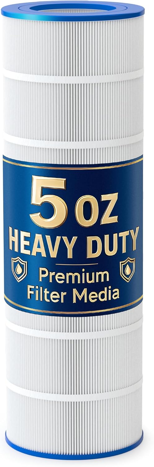 Upgraded CC200 Pool Filter Cartridge Replacement, Compatible with Pentair Clean & Clear 200, Predator 200, Posi-Clear PXCRP200, Replaces R173217, Pleatco PAP200, 5oz Heavy Duty Fabric