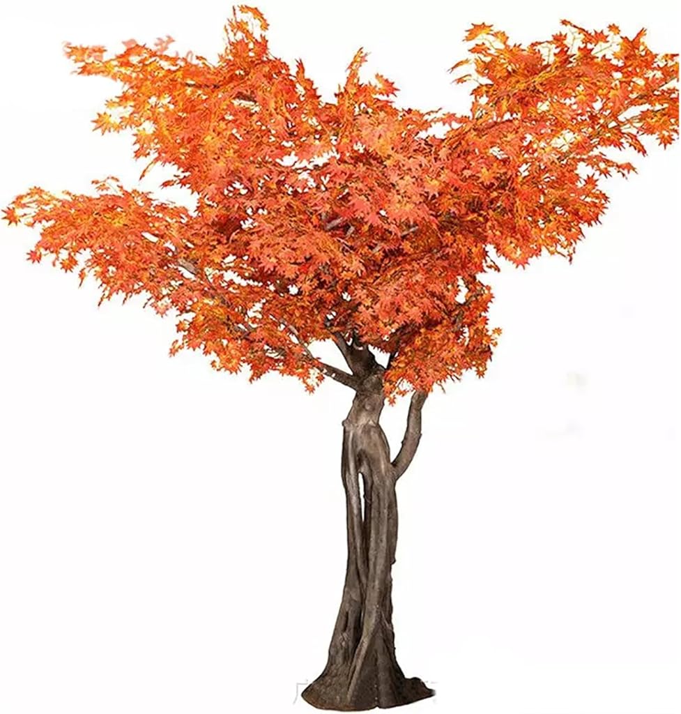 Year-Round Elegance Artificial Red Maple Tree, Stunning Foliage That Stays Perfect in Any Climate(9ft)