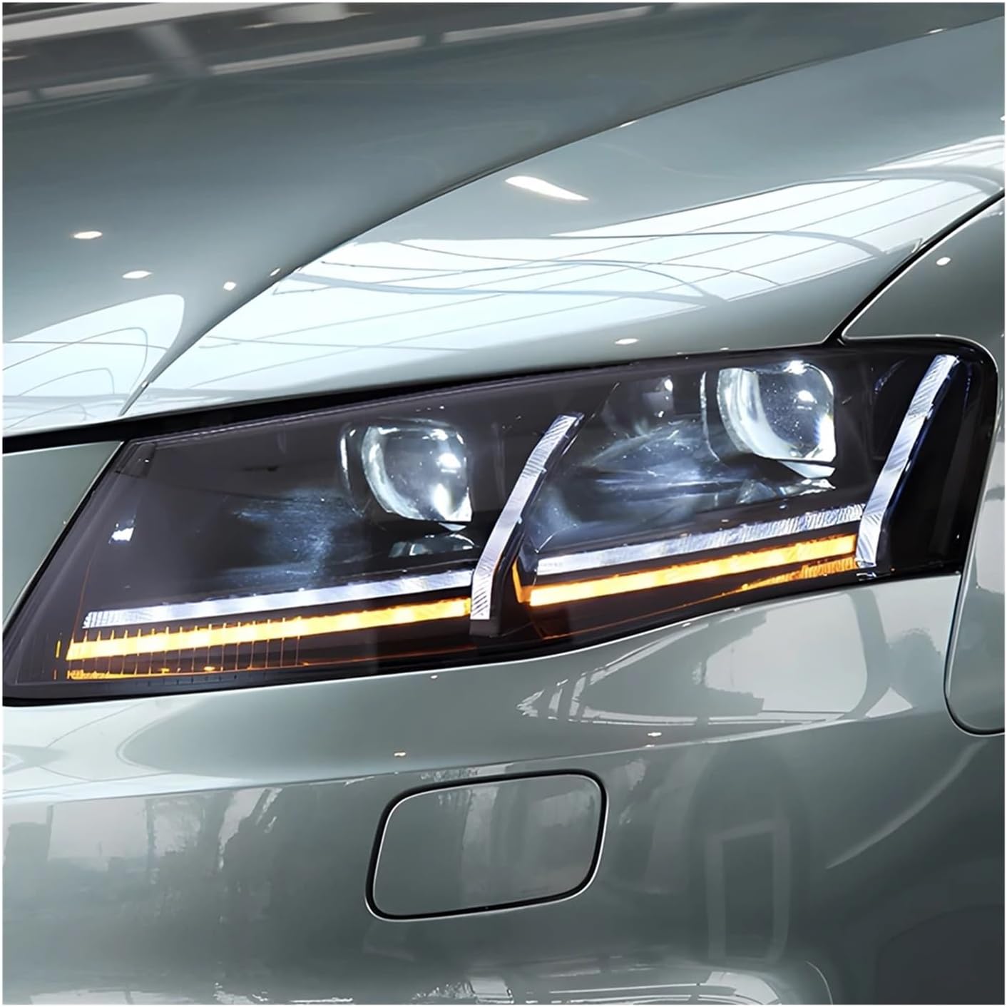Compatible For Audi A4 A4L RS4 S4 B8 2009-2012 Car Headlights Assembly Upgrade Plug Play LED Projector Lens Accessories