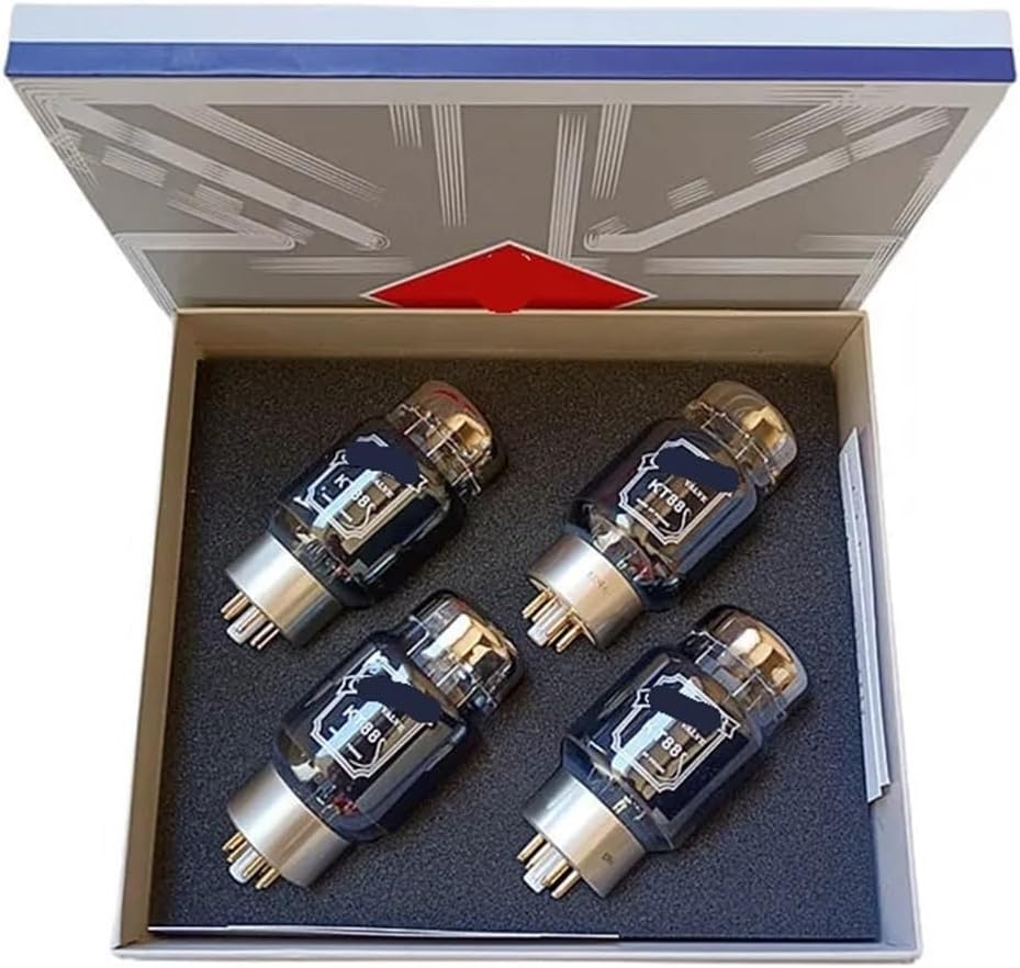 KT88 Vacuum Tube HiFi Audio Valve Suitable for Tube Amplifier kit DIY Matching Four-Way(4pcs Matched Quad)