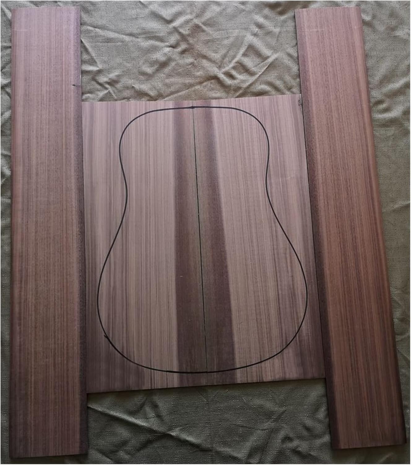 1 Set Guitar Back and Side Kit 41inch Guitar Panel Guitarra Making Material DIY Guitar Kit (Color : 19)