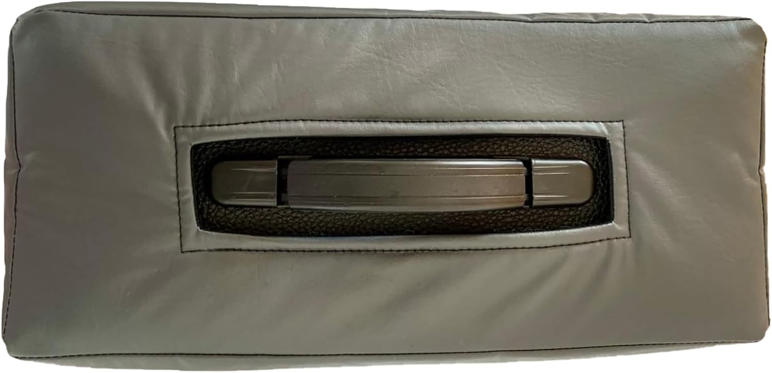 Protect'em Dust Covers Padded Grey Faux Leather Cover with Flap for Fender Rumble 100, Gray, Amp-Rum100-faux-gry-flpd