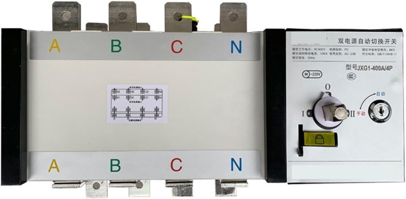 Generator Set ATS Dual Power Automatic Mains Transfer Switch 100A/400A/630A/800A(1600A)