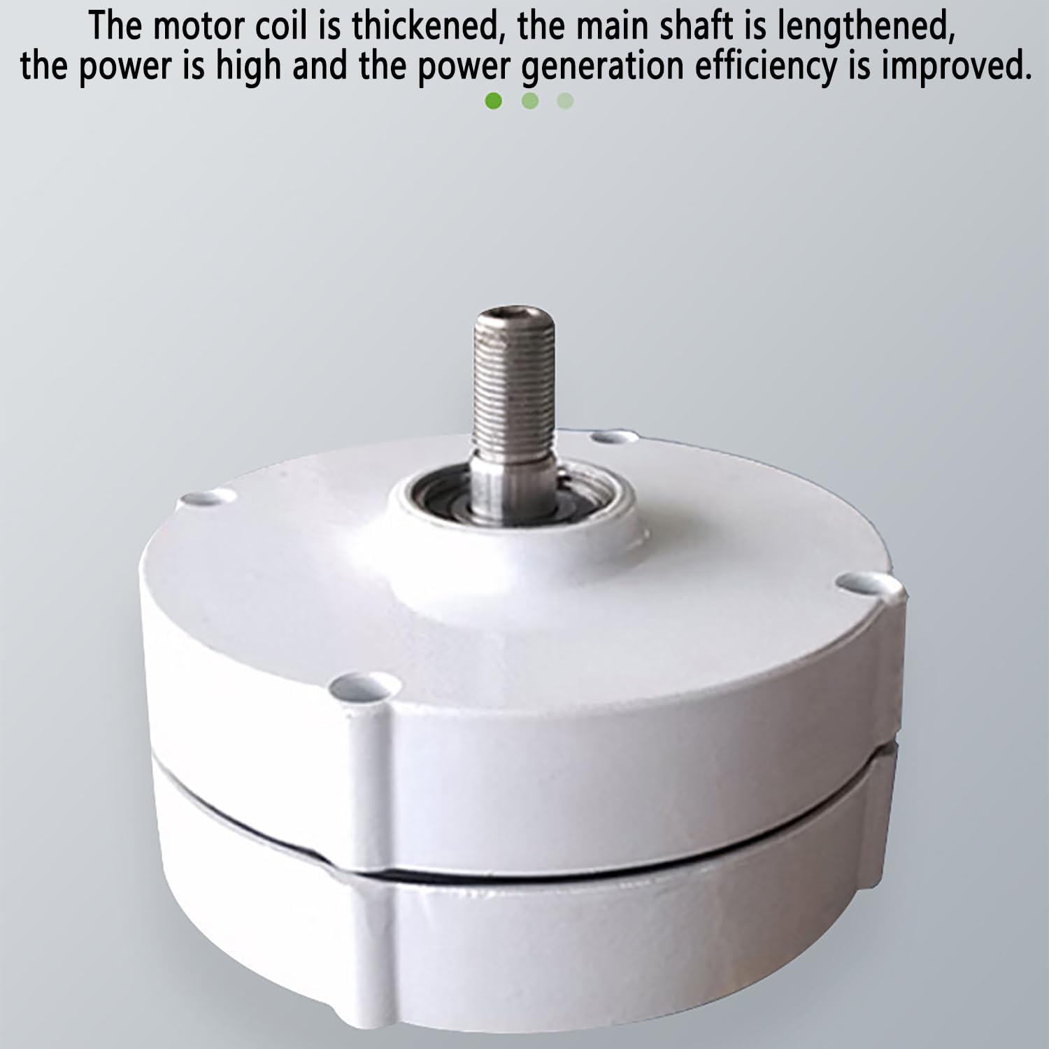 Lantern Type Wind Turbine, 5 Blade Horizontal Wind Power Generator Kit with High Temperature Resistant Copper Electric Coil and Nylon Fiber Reinforced Blades for Home, Marine, Street Lighting