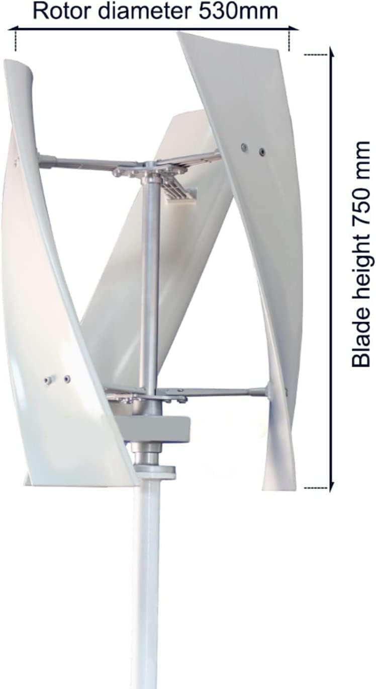 5000W Vertical Wind Turbine Generator,12V 24V 48V High Efficient Vertical Wind Turbine Generator with Controller for Home Outdoor Camping Use