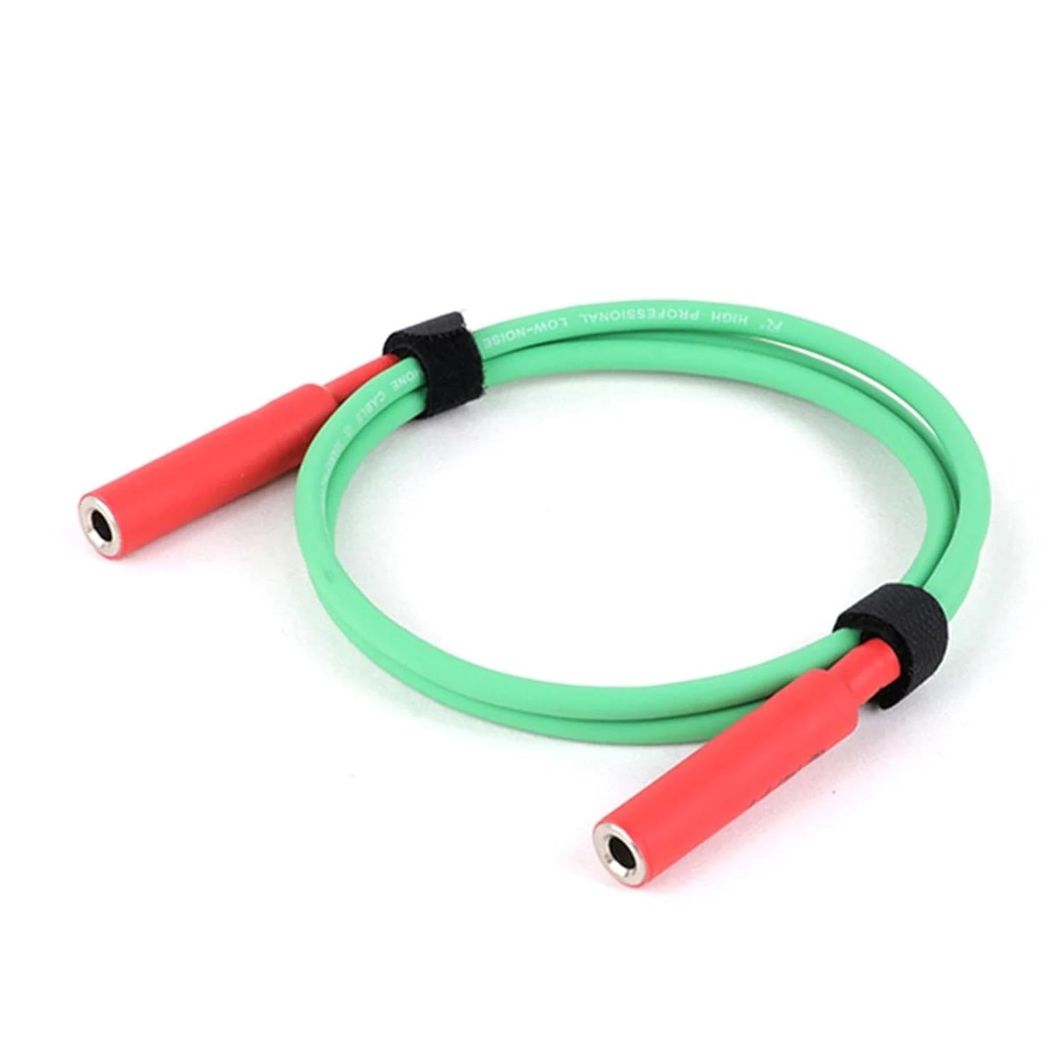 Guitar Audio Cable 1/4 Female to 1/4 Female Coupler 6.35mm Adapter Connector Extend 6.5 Mono Cable Cord for Guitar Speaker Amplifier(GN,15m)