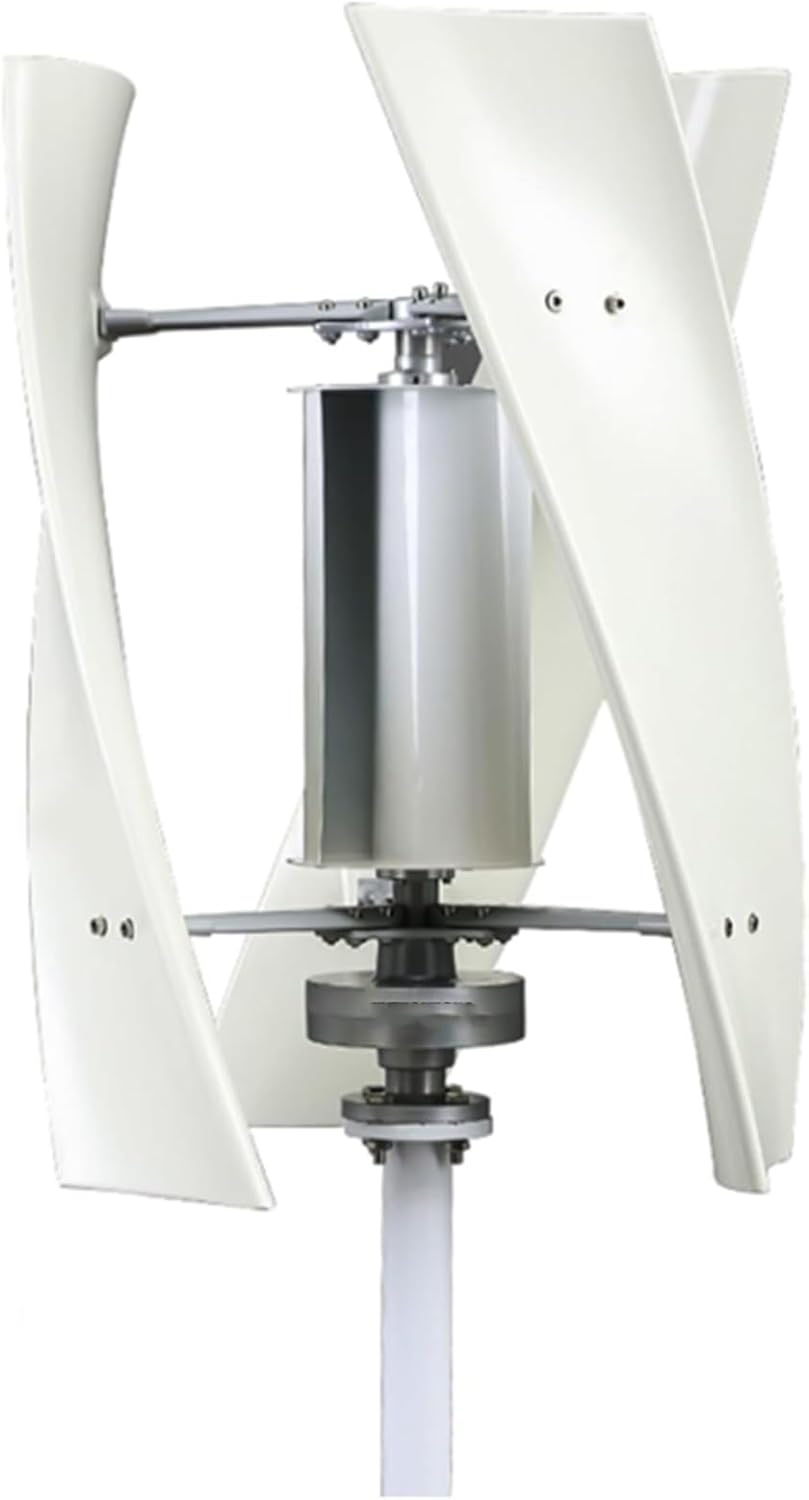 16000W Vertical Axis Wind Turbine Generator, Permanent Magnet Generator with Intelligent Controller 12V-220V Low Noise for Home, Boats, Street Lighting