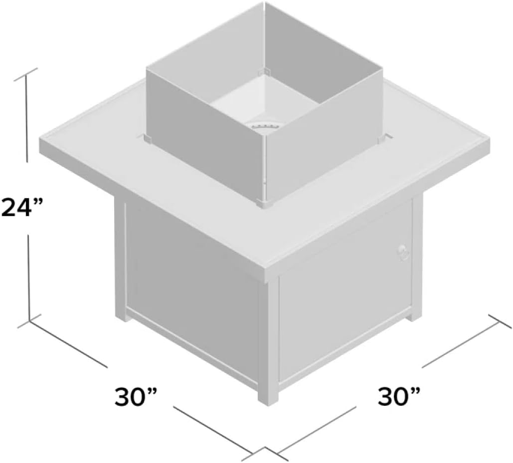 Fibre Reinforced Concrete Propane Fire Pit Table