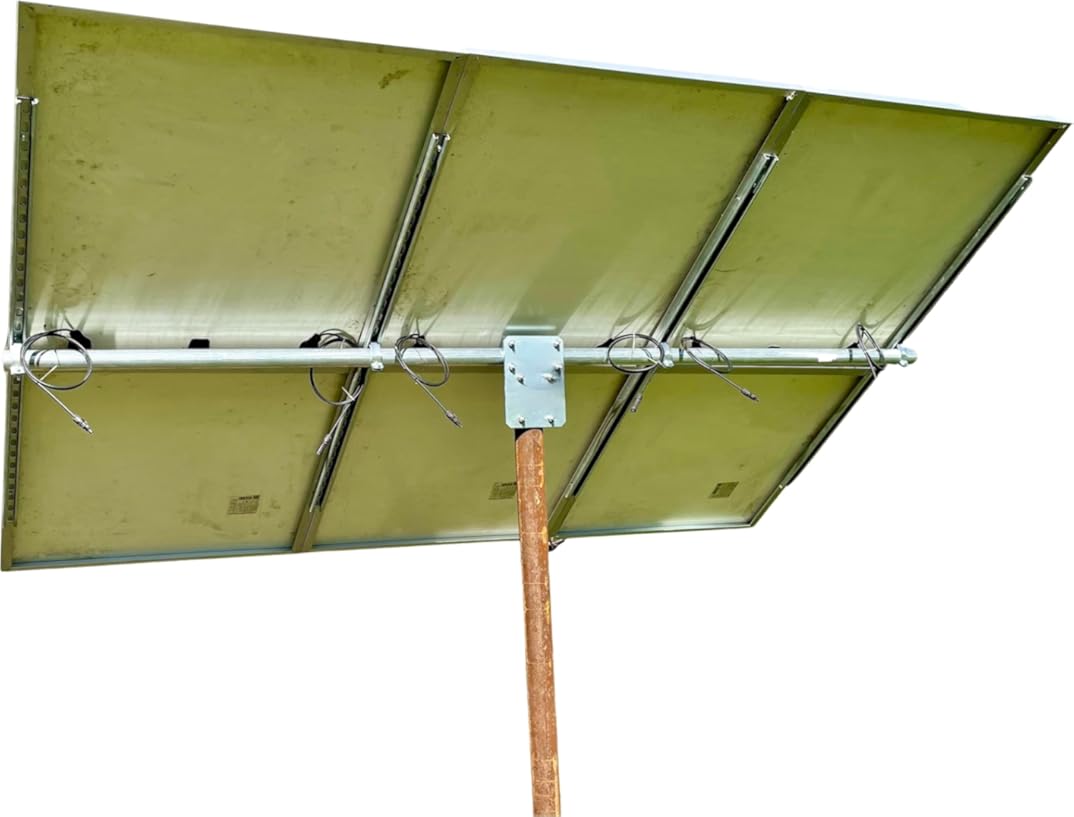 Solar Panel Top of Pole Mount Bracket and Panel Mounting Kit for 2