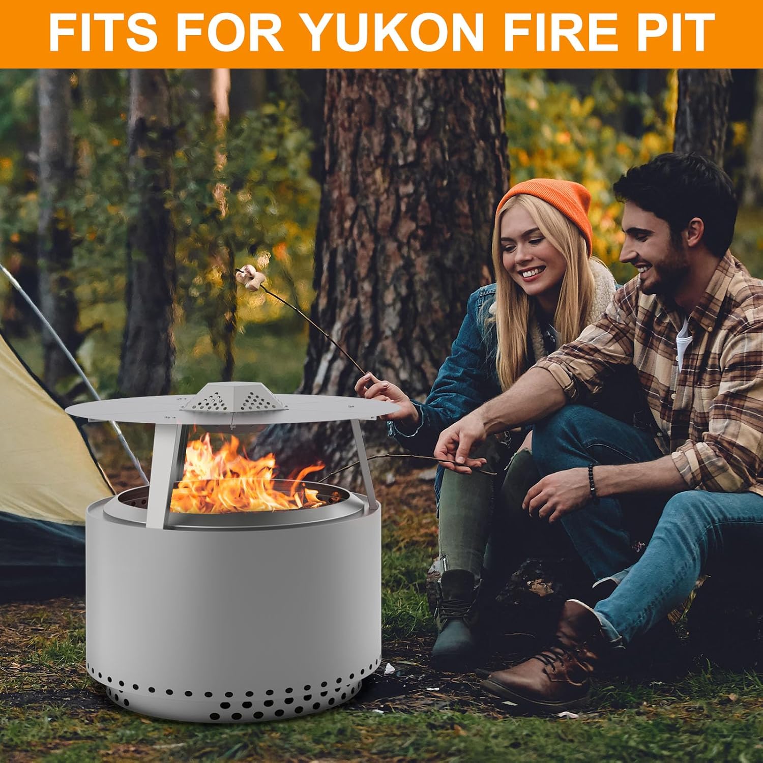 Fire Pit Heat Deflector for Solo Stove Yukon 27