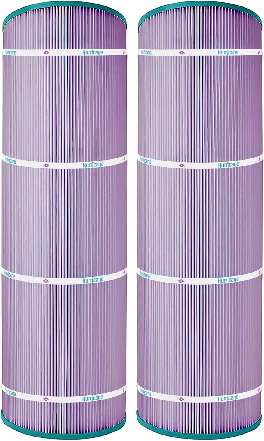 Hurricane Filters 2 Pack HF8417-01P Platinum Purple Pool Filter Cartridge - Replacement for PA175, Unicel C-8417, Filbur FC-1294, Hayward Star-Clear Plus C1750, C1900, Sta-RIte PXC-175