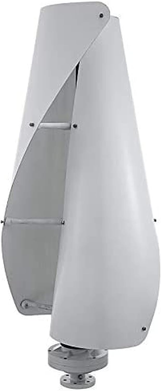 Spiral Wind Power Turbine Generator, 8000W Wind Turbine 12V/24V Spiral Vertical-Shaft Wind Turbine Generator Windmill for Home Outdoor Garden Boat Hybrids Streetlight