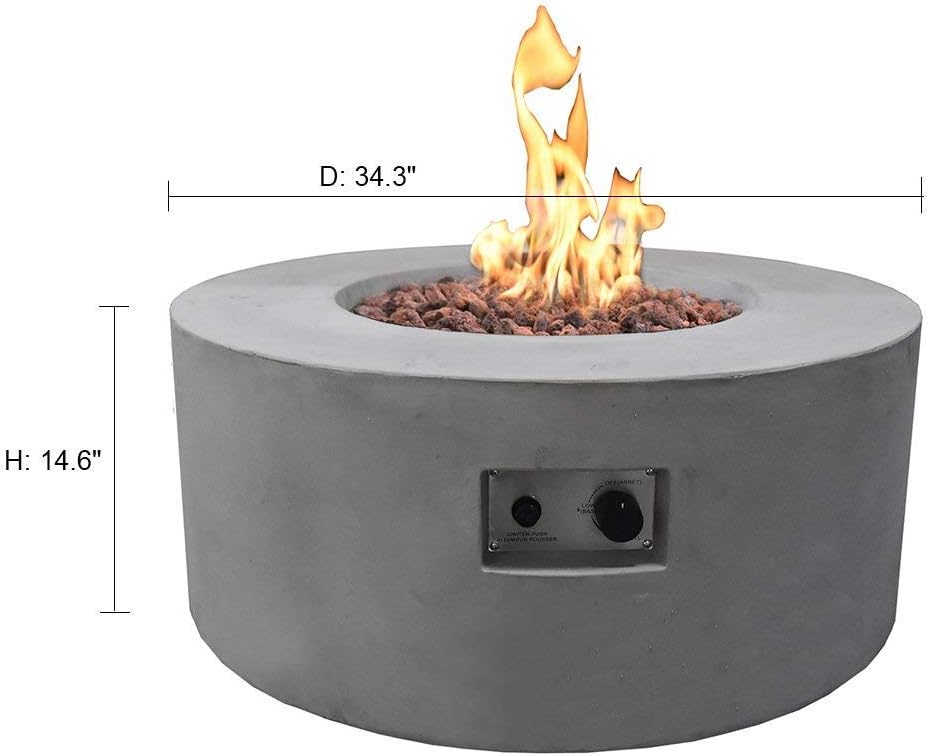 Modeno OFG113-NG Venice Fire Table - Natural Gas