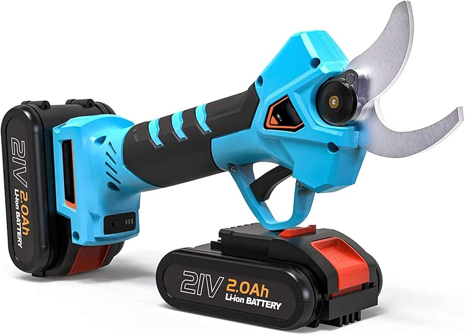 Professional Cordless Electric Pruning Shears, with 2 Pack Backurechargeable 2Ah Lithium Battery Powered Tree Branch Pruner, 32Mm Cutting Diameter