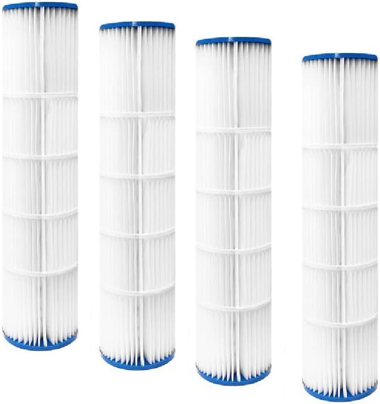 DPM Hayward Quad DEP Cartridge Replacement Set Pool Filter Pleated Element DEP 60 Series 4 Pack Made in USA | Replacement for C-6950 DEX150E (60 Sq Ft (19 1/2