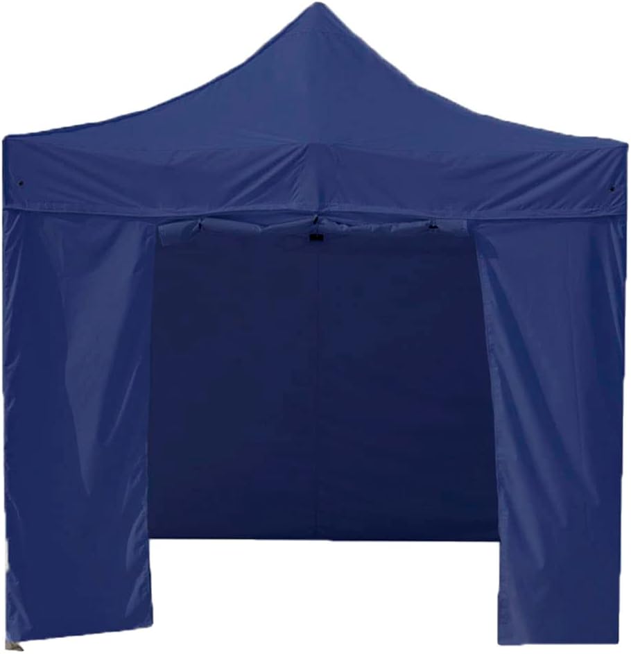 40mm Hex Aluminum Frame with Full Zippered Walls for 10 x 10 Easy Pop Up Canopy Tent with 4 Removable Side Walls (Navy)
